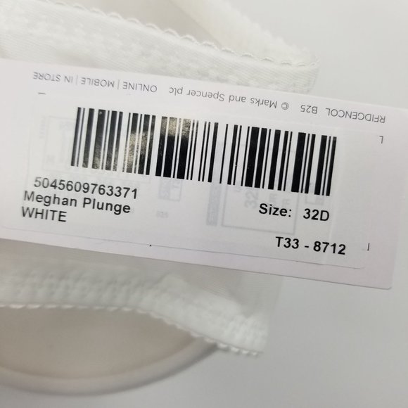 NWT M&S Collection White Lightly Lined Women's Bra Size 32D - Picture 4 of 10